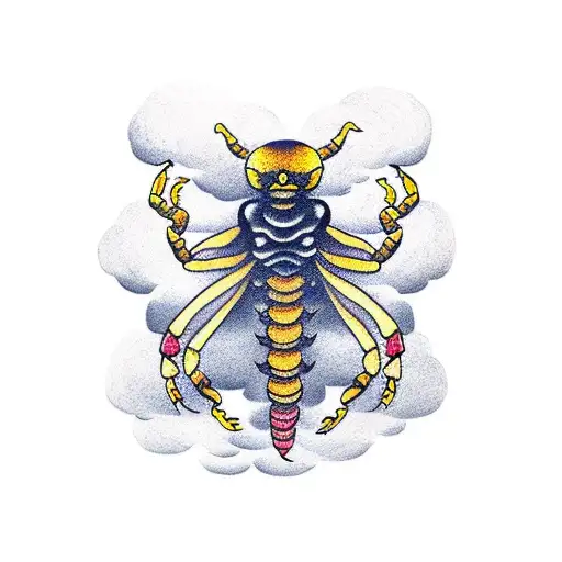 Scorpion On A Cloud