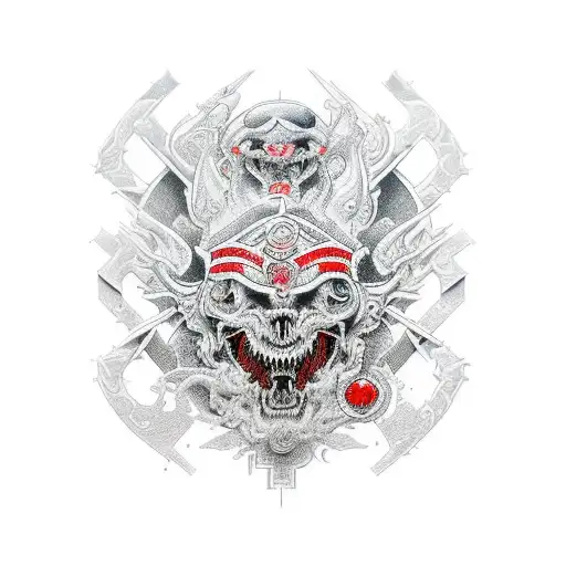 Bishop Chess Piece In Which Half Is White And Half Is Black