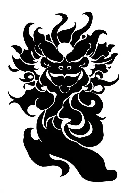 God Of Happiness Love Tattoo