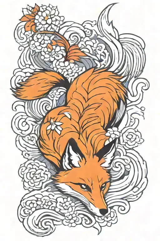 Japaneese Style Fox Sleeve