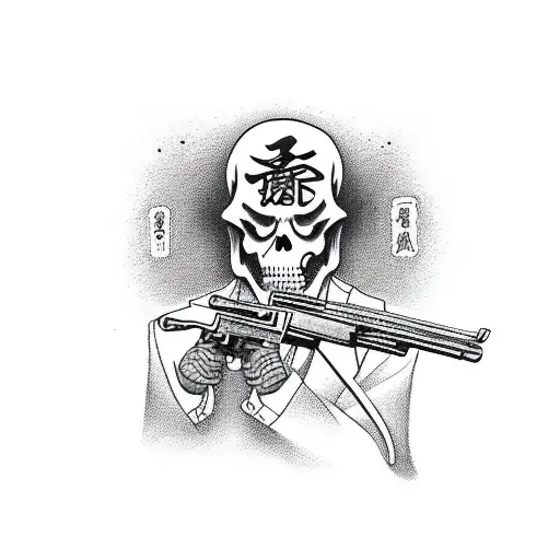 Grim Reaper With Ak47