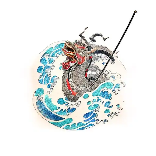 Kanagawa Wave Samurai