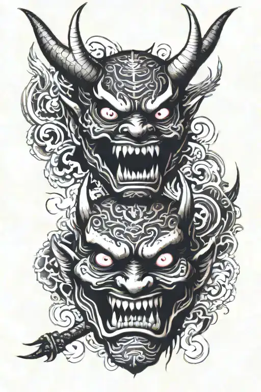 They Demon Mask Split