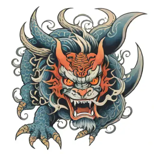 Japanes Mythical Creature Scary