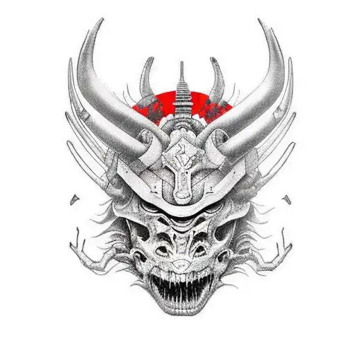 Samurai Yautja Predator Mask