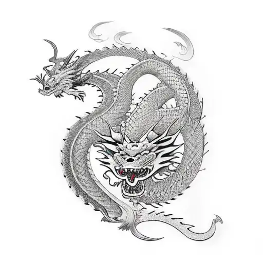 Dragon And Samurai Shin Sleeve