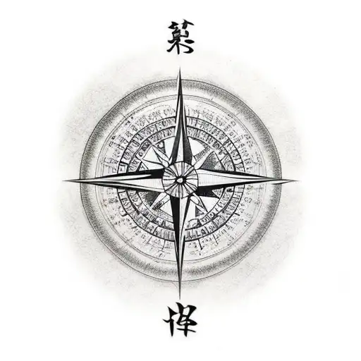 Compass Flying Dragon Water Mountain