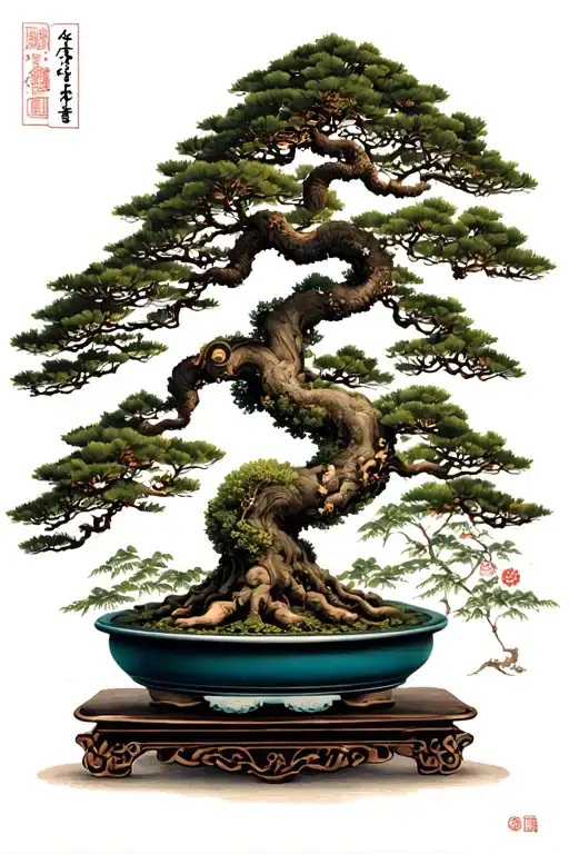 Bonsai Tree Growing