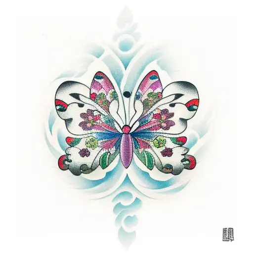 Nature Puprle Butterflies