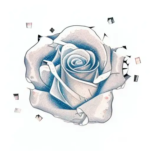 Broken Glass Rose