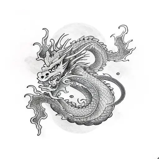 Dragon In In The Clouds