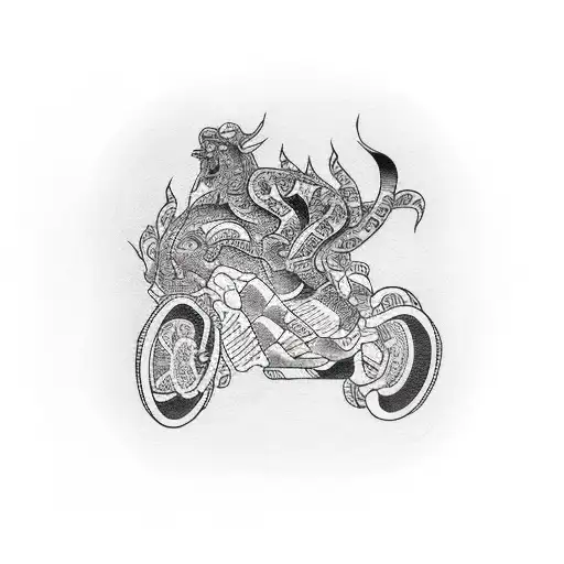 Runner Crossing Finish Line