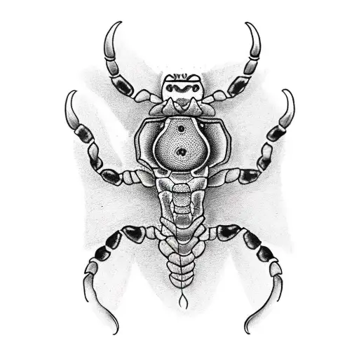 Horloge Avec Un Scorpion