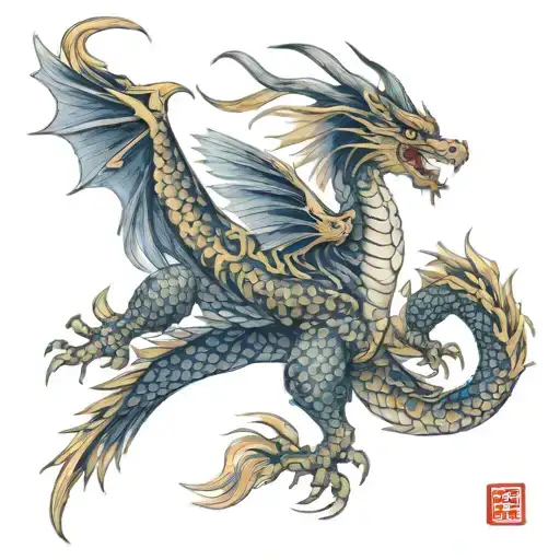 Feathered Dragon Wrapped