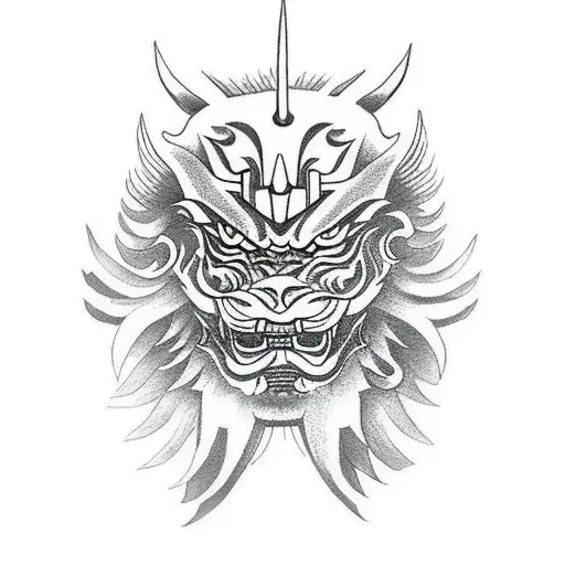 Demon Samurai Lion