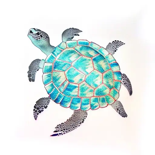 Sea Turtle Bigger Than The Whole Sky