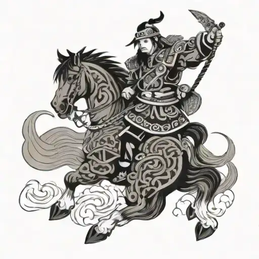 Mongolia And Warrior