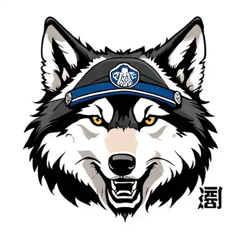 Wolf Police Officer