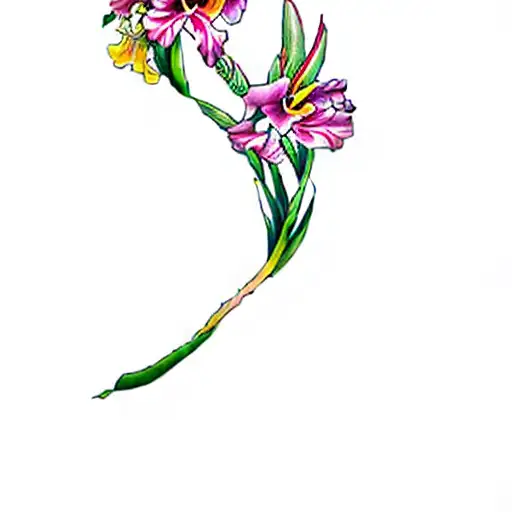 Gladiolus Flower That Says I Love You