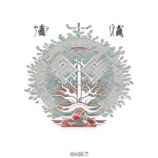 Family Tree Inside Traingler Fram