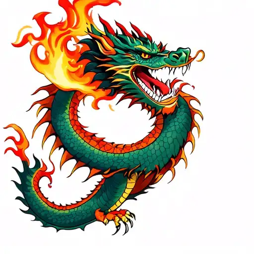 Dragon Breathing Fire