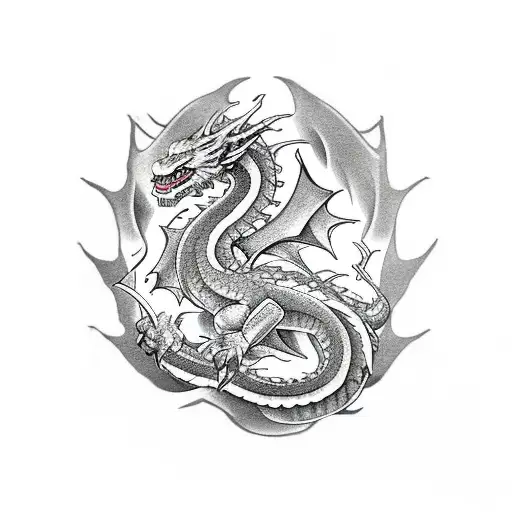 Dragon With Star Wars And Cars