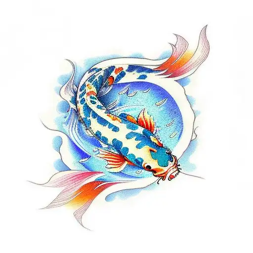 Peacefull Koi Fish