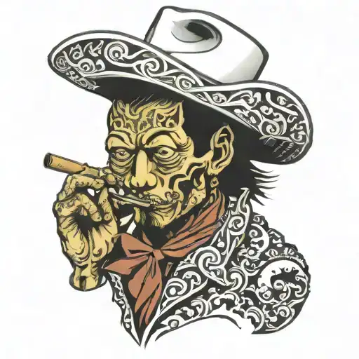 Cowboy Bone Smoking Cigar