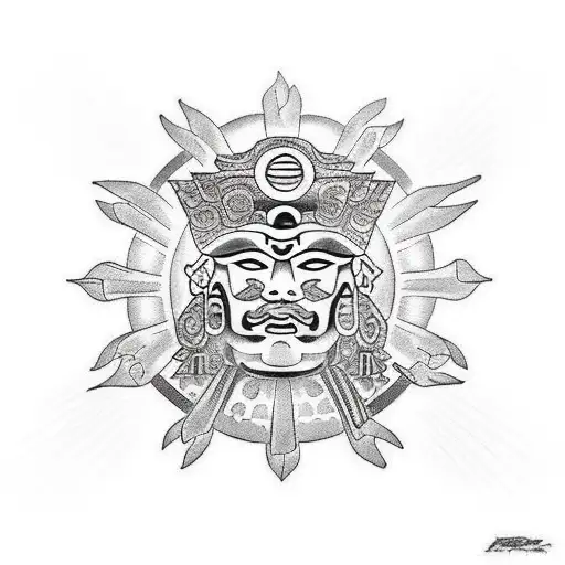 Aztec Sun God