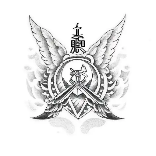 Moon Freemason Wings