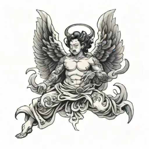 Sculpture Dynamic Angel