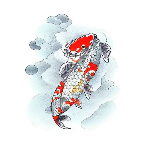 Koi Fish Small Cartoony