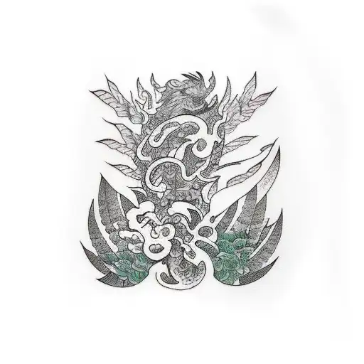 Nature Jungle Back Piece