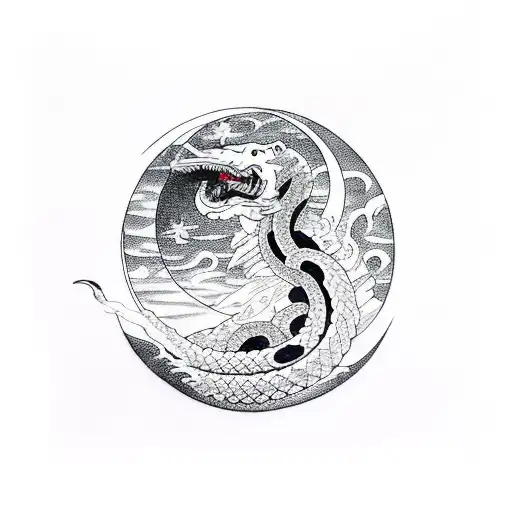 Moon Devouring Snake