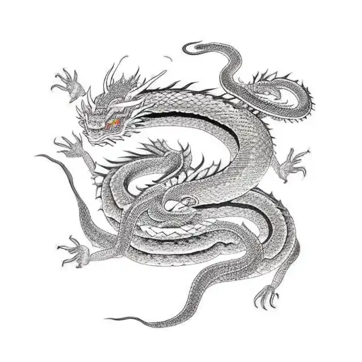 Dragon Head Snake Tail