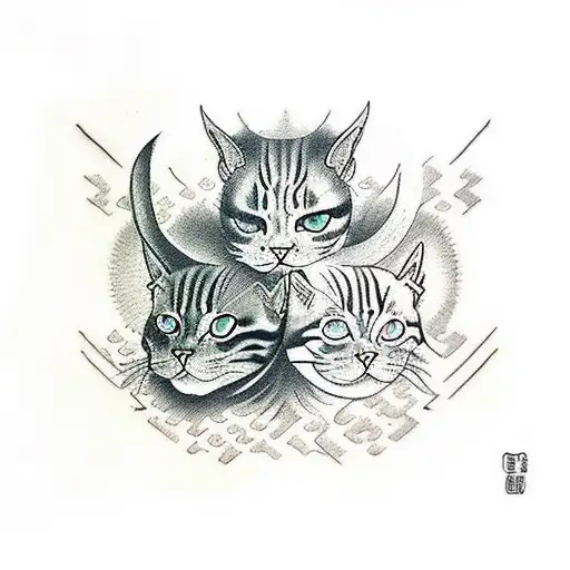 Three Headed Demon Cat