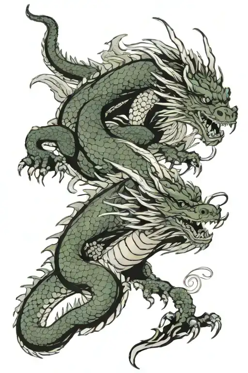 Earth Dragon Flying