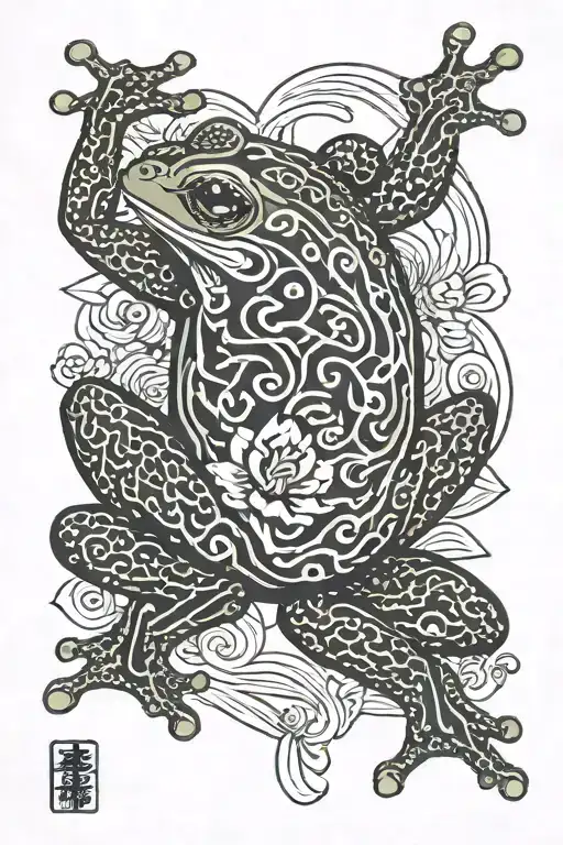Genesis Frog Tattoo