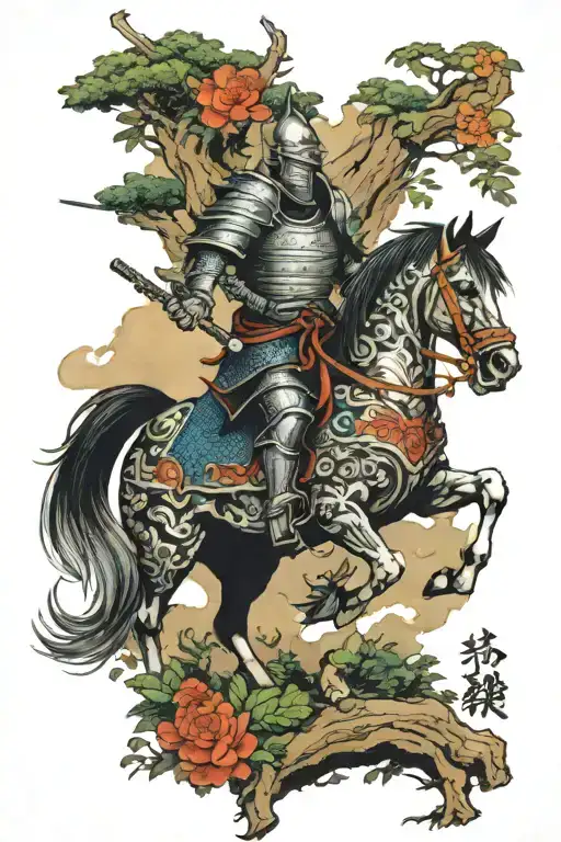 Knight In Forest