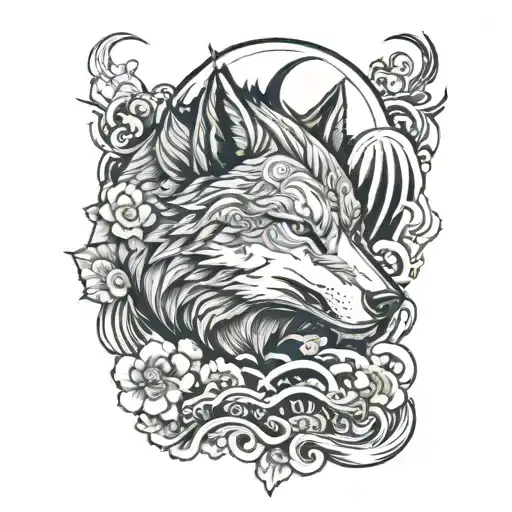 Wolf Half Sleeve