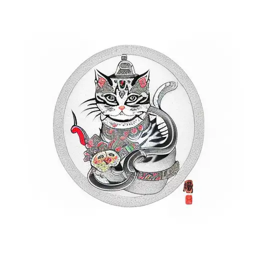 Bangal Cat Lucky Cat