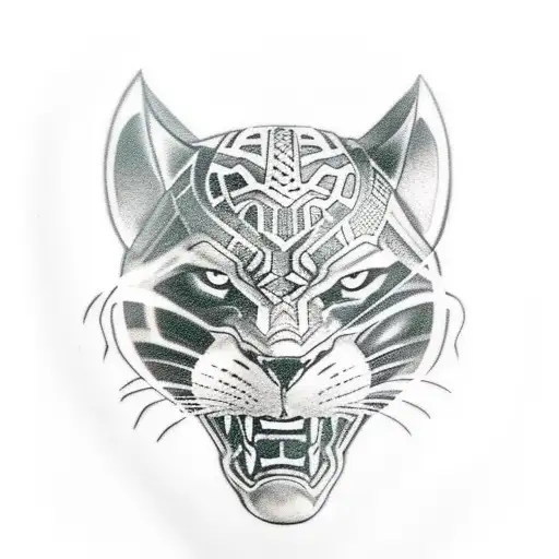 Black Panther With Cub