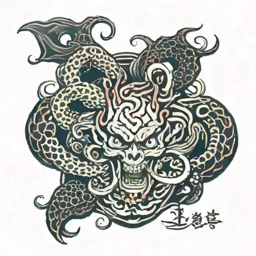 There Is Something In Dark Colors On The Cyst