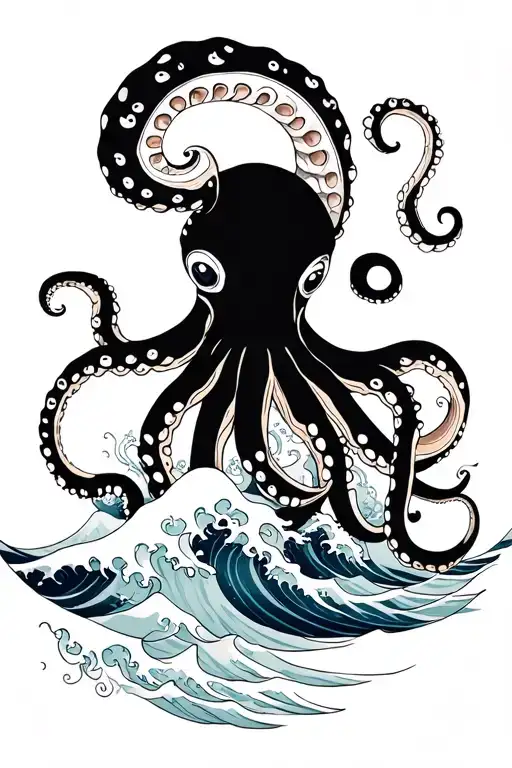 Octopus With Filler Wave And Breaking Waves Patterns