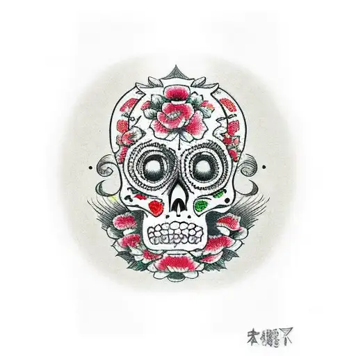 Mexican Calavera With 3Kids