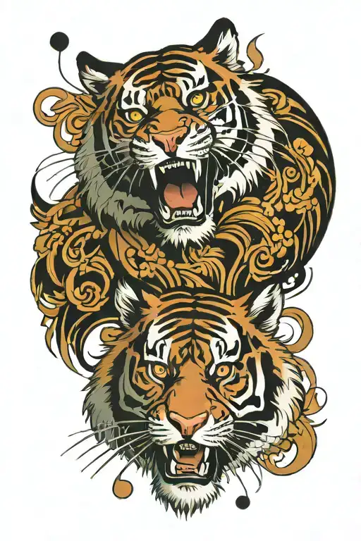 Tiger Eyes Different Colors