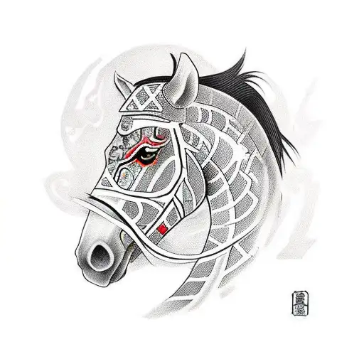 A Knight Horse Of Chess Board