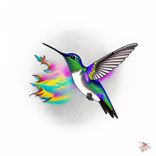 Hummingbird That Flies In A Wasteland