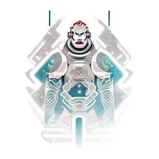 Create A Futuristic Cyber-themed Samurai Design
