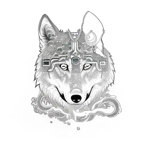 Circuit Board Wolf